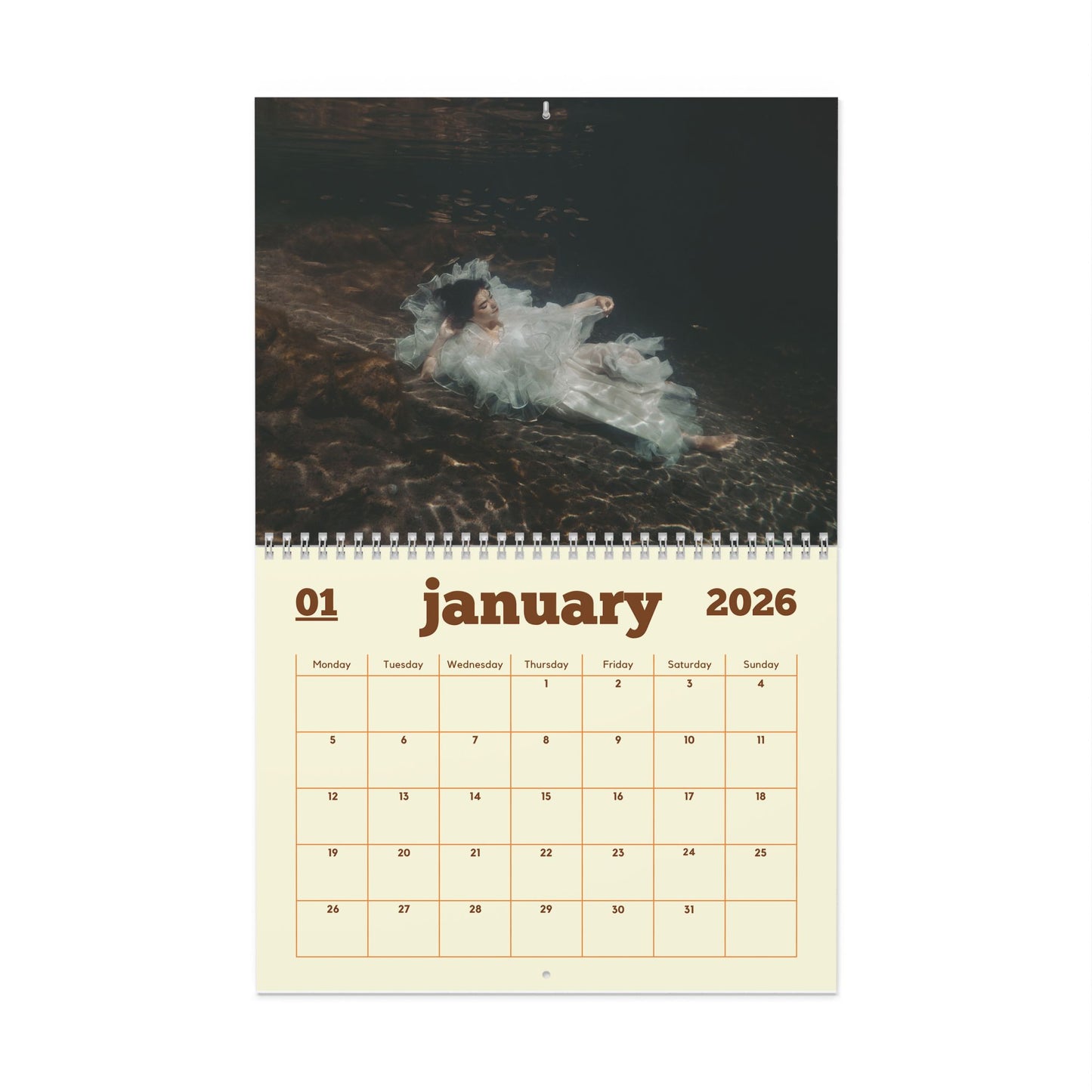 Little Green Eyes Original Underwater Etc - Wall Calendar 2026