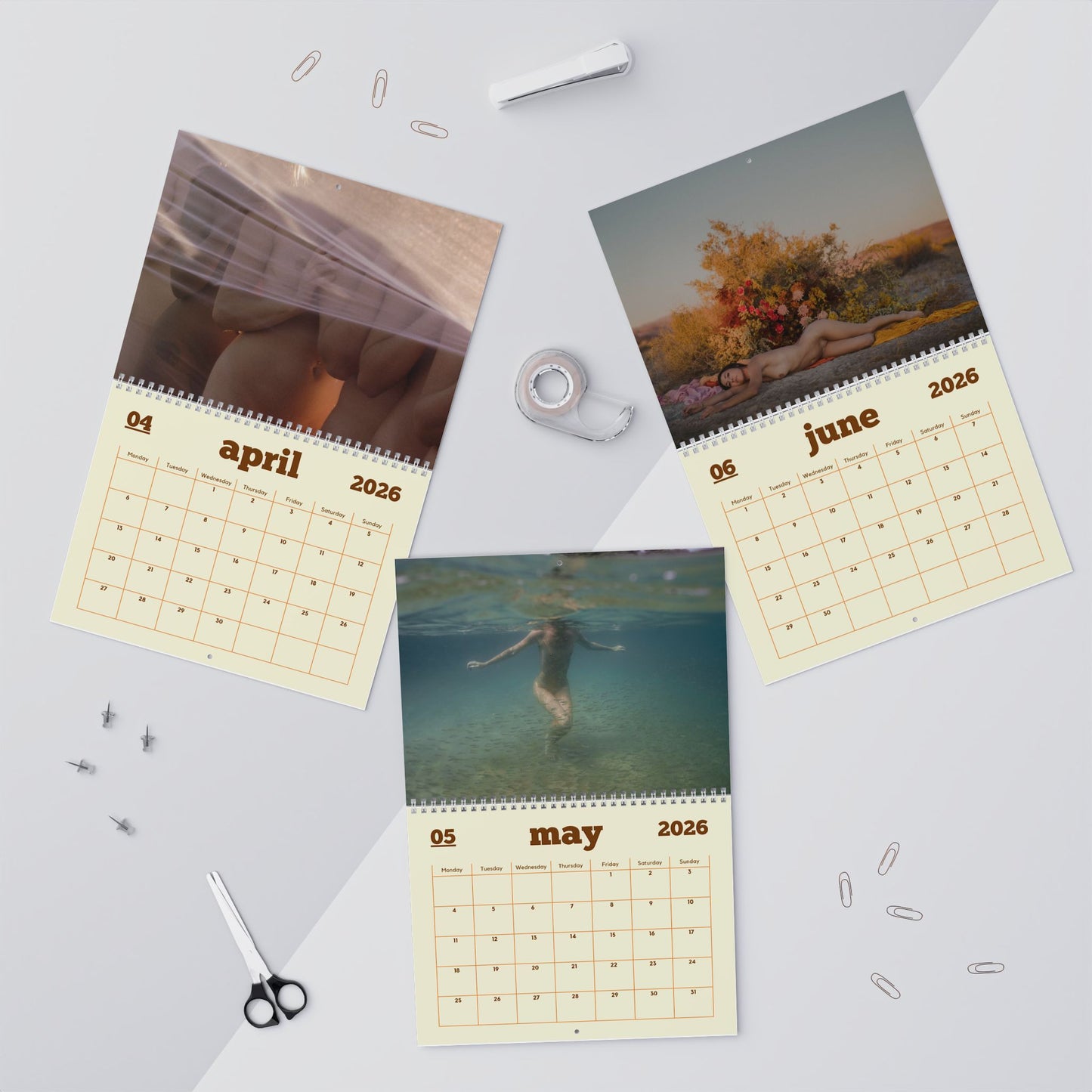 Little Green Eyes Original Underwater Etc - Wall Calendar 2026